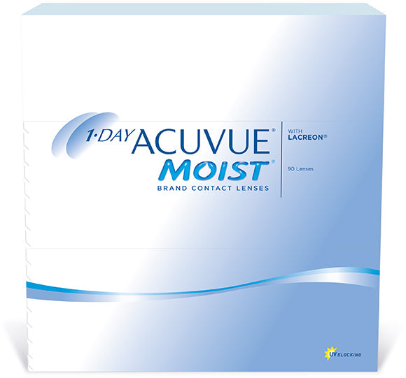 Acuvue 1-Day Moist (2x90 Pack) 3 Month Supply